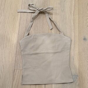 Edikted Beige Halter Top